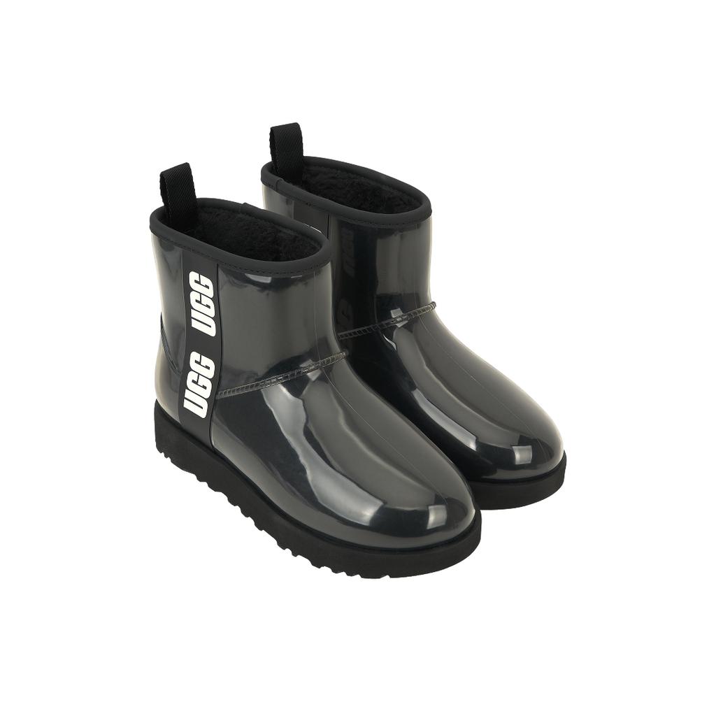 UGG Baskets Mini Classiques Transparentes Noires pour Femmes 1113190-BLK