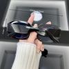 Vintage Square Sun Glasses Women Men Fashion Retro Mirror Sun Glasses Female  Designer Shades Outdoor Driving Eyewear