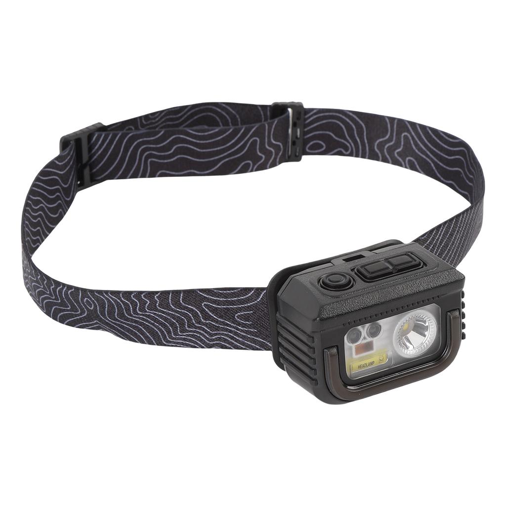 Motion Sensor Headlight 6 Modes IPX5 Water Proof Rechargeable Lightweight Headlamp for Outdoor