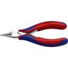 Knipex 35 32 115 for Electronics and Precision Mechanics Straight Round-nose Pliers Tool Steel 115 Mm