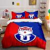 Red and Blue Shield Design Set Bedding Duvet Cover Set Duvet Cover Pillowcases  (1 * Duvet Cover 2 * Pillowcases, without duvet insert)
