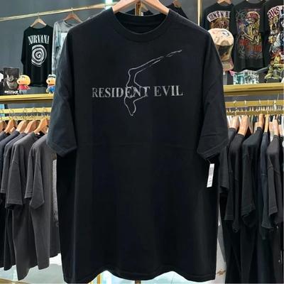 Neue Kleidung Resident Evil 5 T-Shirt 2009 Promo Gamer Tee Vintage Schwarz S-5XL
