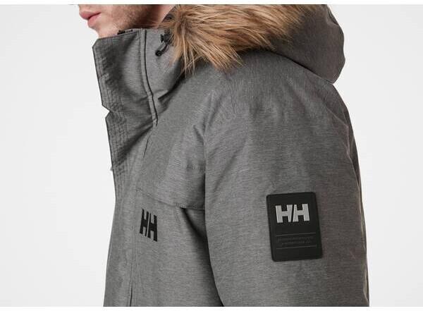 Winter Jacket Helly Hansen Nordsjo Parka Grey Melange