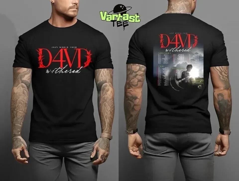 HOT D4VD Withered 2025 World Tour Dates 2025 Concert T-Shirt Unisex T-Shirt L