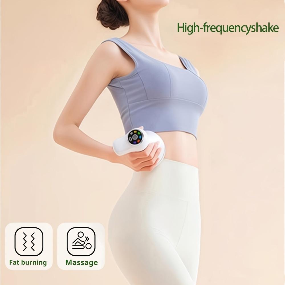 with 3 Interchangeable Heads Portable Electric Massager  for Abdomen, Legs, Arms