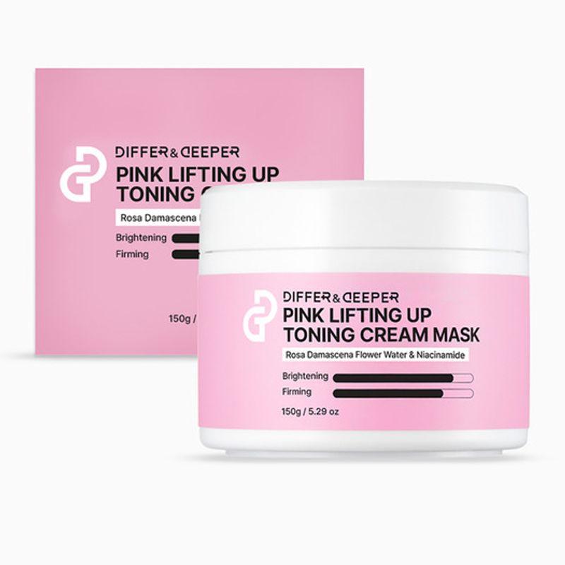Bare Face Pack Pink Lifting Up Toning Cream Mask 150g