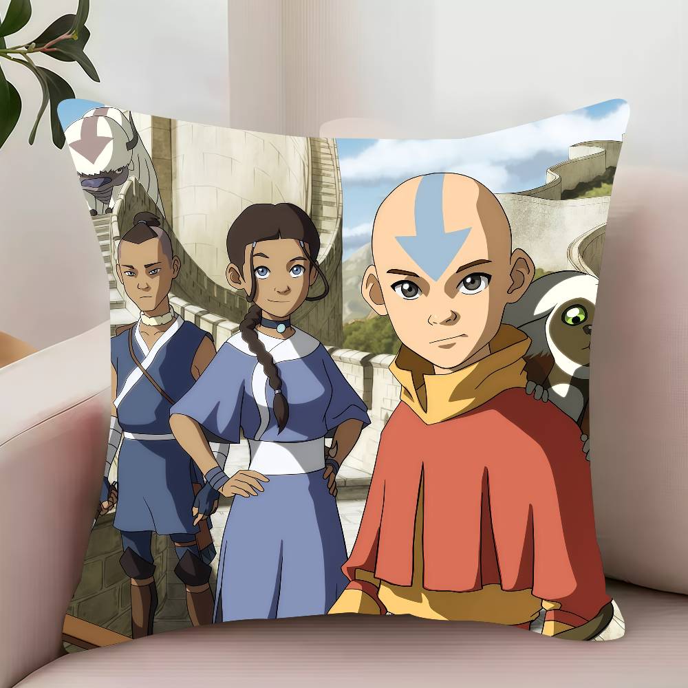 MINISO A-Avatar The Last Airbender Pillow Case Decor Protective Covers Comfortable soft for Sofa Living Room Home office
