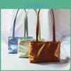 Nylon Tote Bag With Magnetic Closure For Daily Use In Elegant Art Style