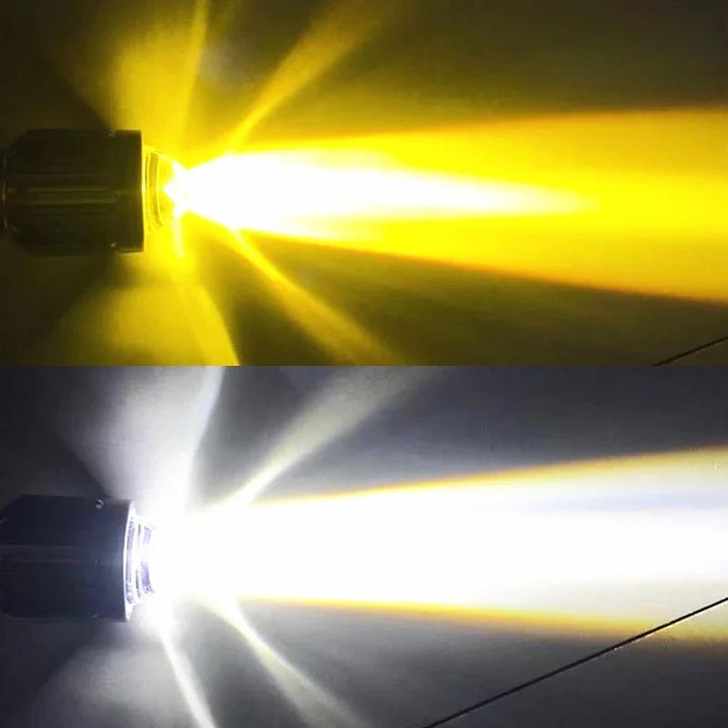 Motorradscheinwerfer H4 BA20D CSP 12V LED Moto Fern-/Abblendlicht LED-Lampen 12000LM Superhelles Motorrad Nebellicht