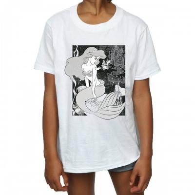 Camiseta de algodão Ariel para meninas