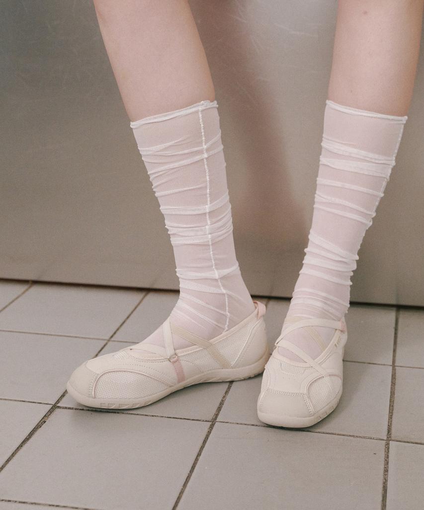 Otz Romari Banding Flat Sneakers Light Beige Ozsqga112E
