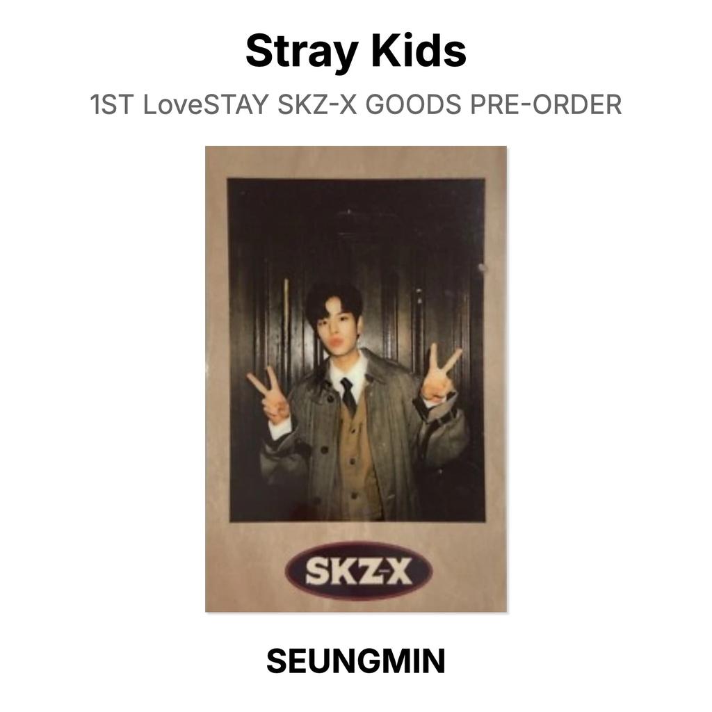 Stray Kids 1ST LoveSTAY SKZ-X GOODS PRE-ORDER Official Photocard