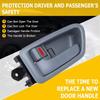 OCPTY Door Handles Interior Driver Left Side Replacement fit 1997-2001 for Camry Inside Door Handles Texture Gray