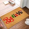 Christmas Doormat Blanket Letter Printing Floor Blanket Decoration Water Absorption for Hotels Restaurants Supermarkets