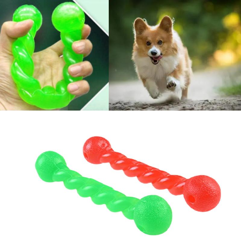 Interactive Rubber Chew Stick For Dogs Ideal For Teething Puppies And Aggressive Chewers