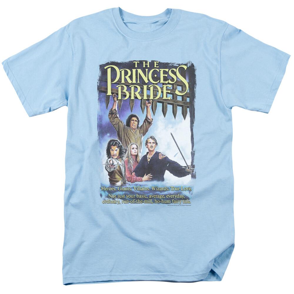 

The Princess Bride Alt Poster T Shirt Mens Licensed 80s Movie Light Blue S