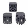 Universal Israe IL Plug Adapter 3 Pin EU Euro AU US UK To Israel Travel Adapter Electric Power Cord Charger Socket Outlet 10A