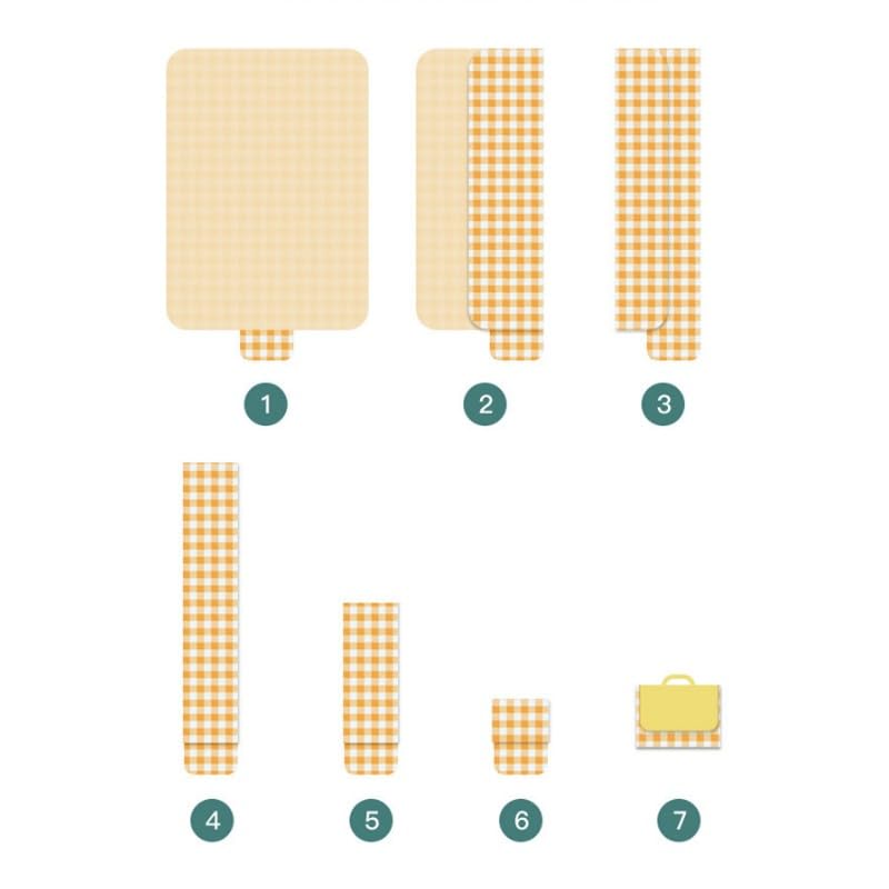 Piknik Snadný pro Polní sporty Vzor šachovnice s třešňovým květem 150 x List, Velký, Kompaktní, Skládací, Pratelný, Vodotěsný, Lehký, Silný,