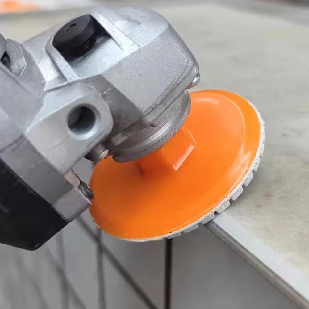 Ceramic Tile Edging Piece Integrated Rock Slab Diameter 8/10cm Chamfering And Polishing Disc for Stone Edge Finishing