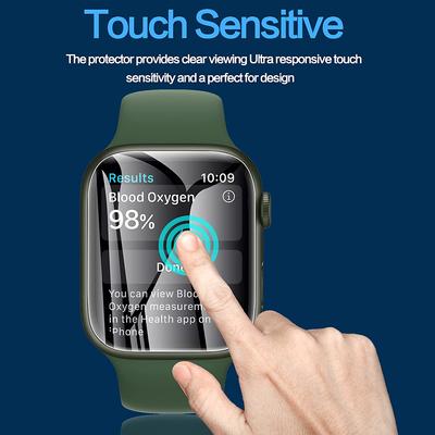 Galss and Soft Film for Apple Watch Screen Protector Series 7 6 SE 5 41 Mm  45mm 44mm 40mm 42mm 38mm  for iWatch 4 3 2 1protective Accessories