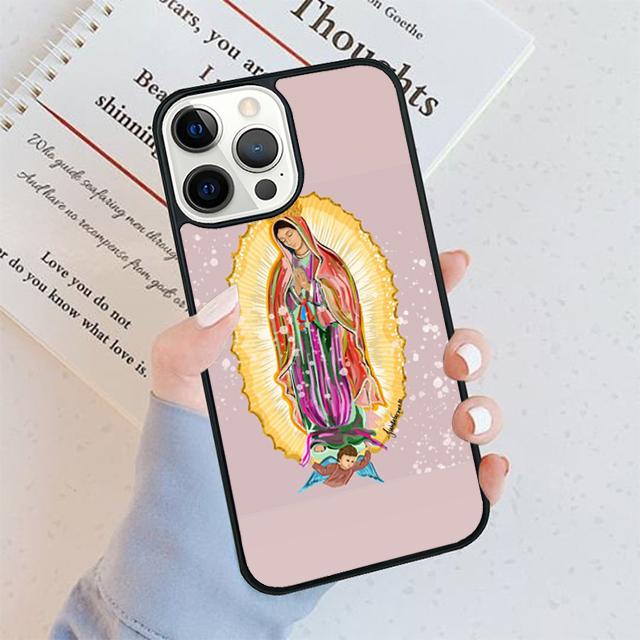 Virgen De Guadalupe Virgin Mary Phone Case For iPhone 17 Air 16 pro max 15 14 plus 12 13 Soft Shell Cover coque