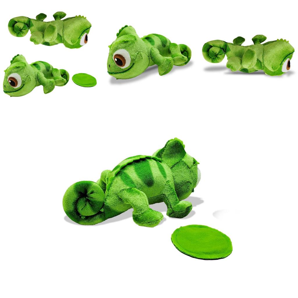 Cute Frog Plush Toy With Long Hair And Color-changing Features 16cm Size