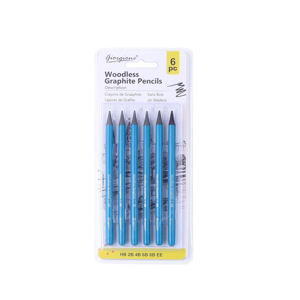 2/3/4/6/18pcs Sketch Pencil Set Charcoal Pen Easy Coloring for Outdoor Sketching Shadow Highlight Drawing Design