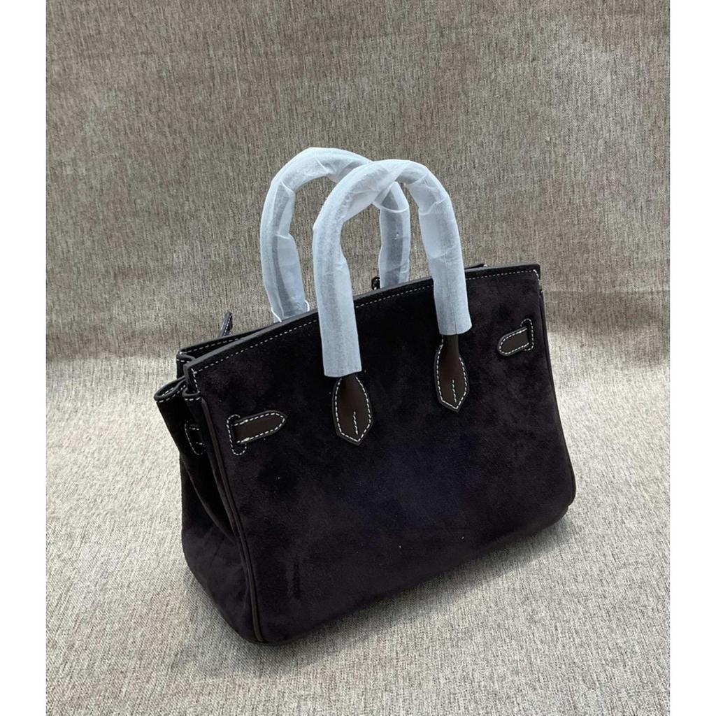 2025 New Leather Women's Bag, Anti-velvet Cowhide with Frosted Leather, Classic Fashion Platinum Bag, Portable Shoulder Oblique Span Bag