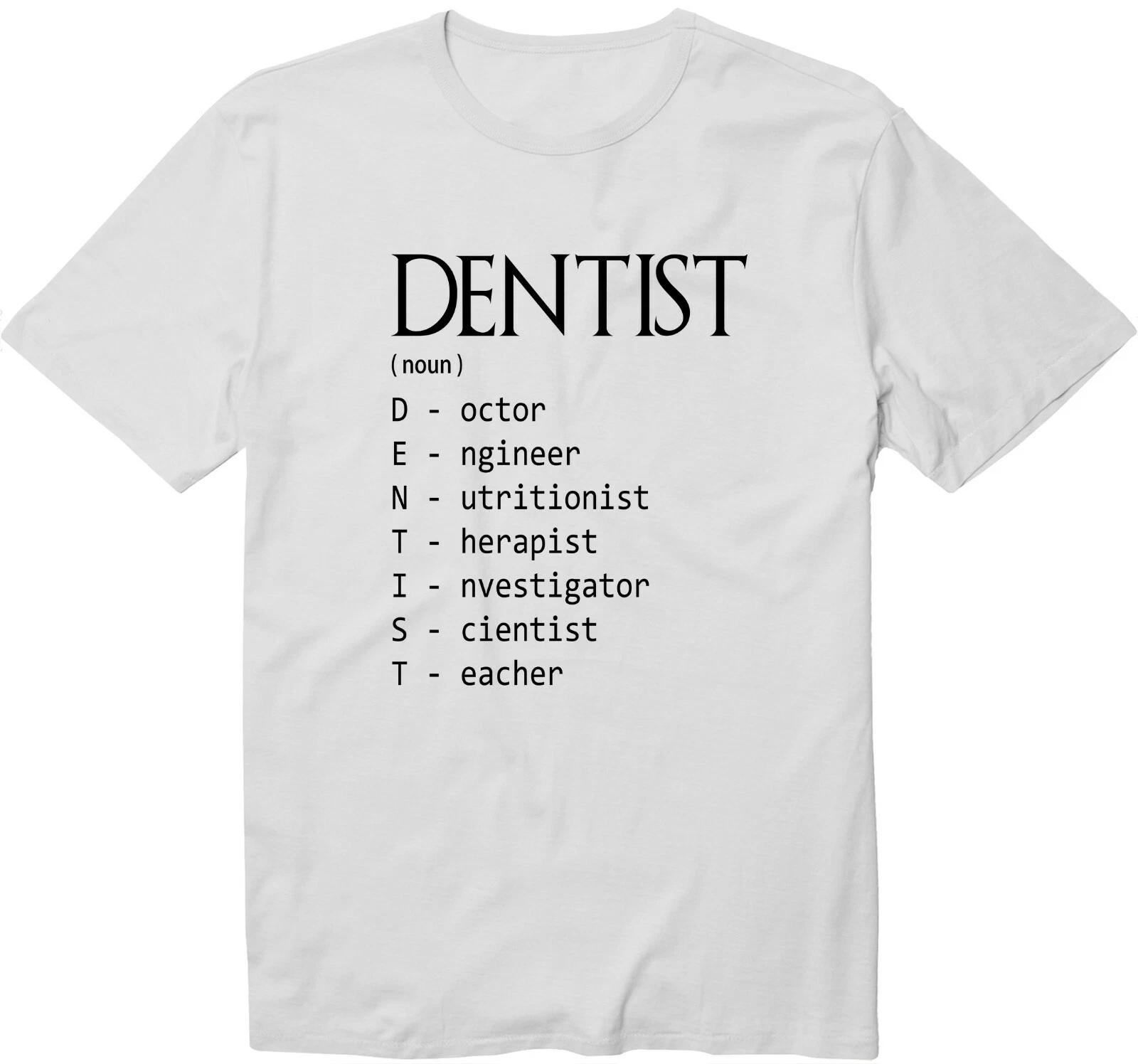 Dentist Assistant Dental Hygiene Unisex Crewneck Graphics Dentist T-Shirt dental L