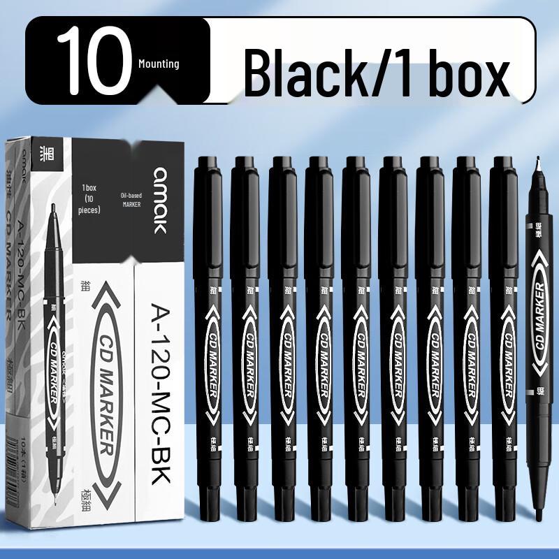 Dual-Tip Oil-Based Marker Pen
