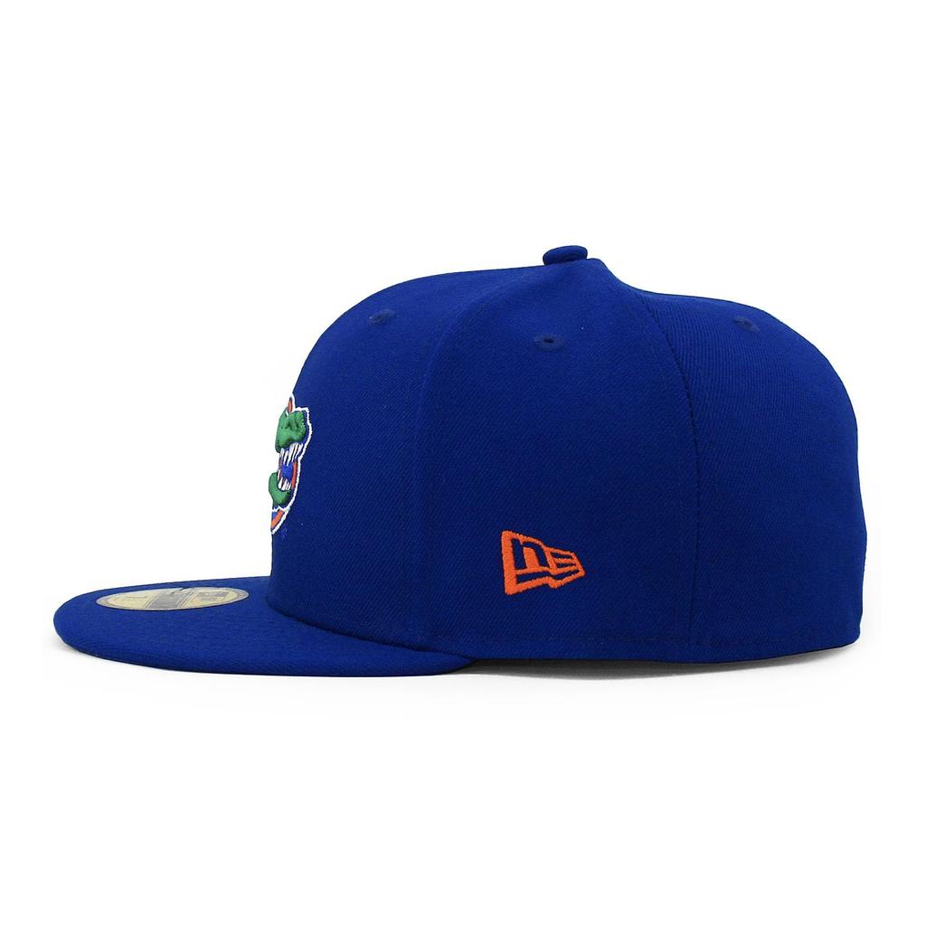 [New Era] 59FIFTY Florida Gators [NCAA TEAM-BASIC FITTED CAP] FLORIDA GATORS 5950 Hat College University COLLEGE Blue (7-18 (approx. 56.8 Cm)) [Used]