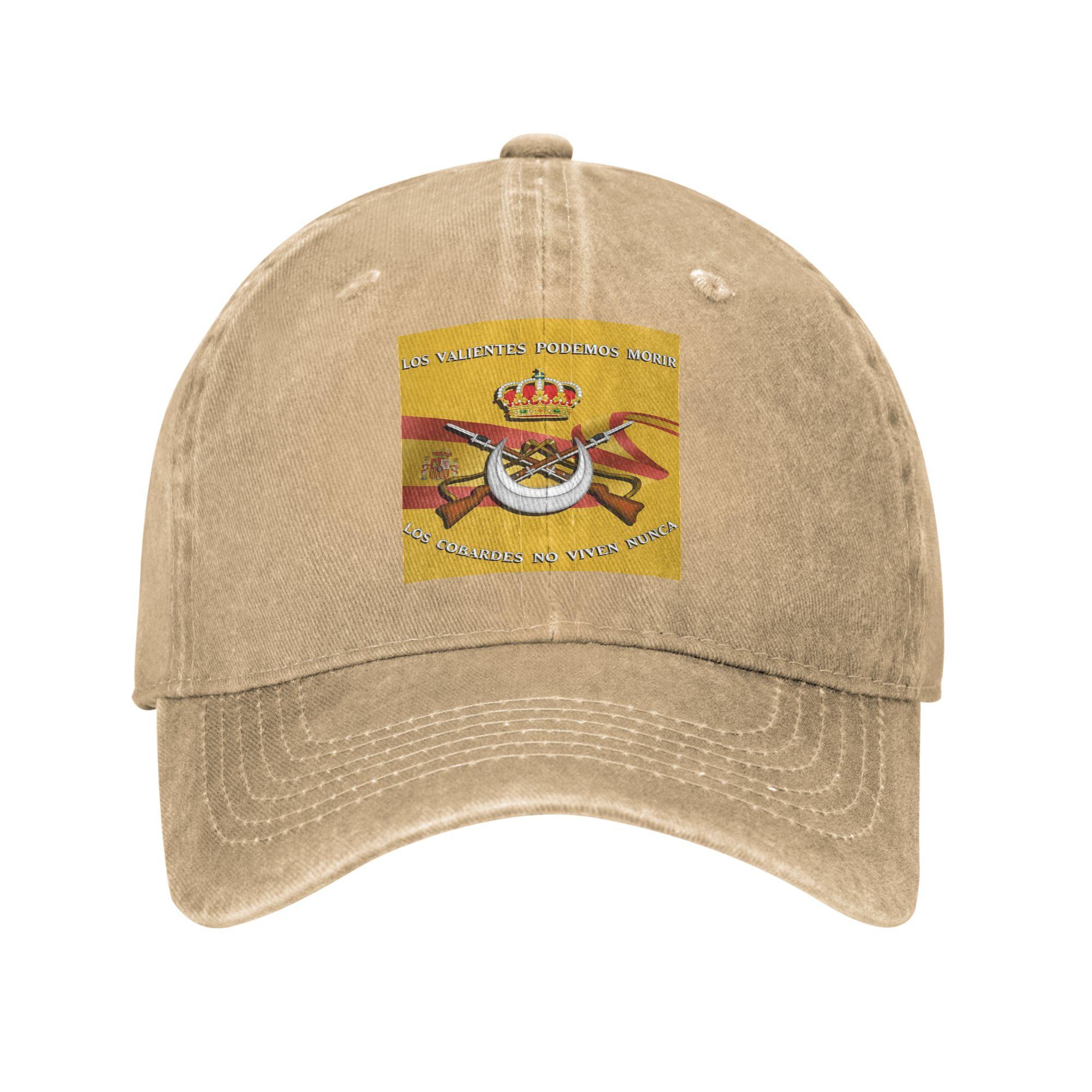 

Spanish Legion Flag Spain Army Proud Denim Cap Casual Baseball Caps Adjustable Hat Summer Unisex Baseball Hats One Size
