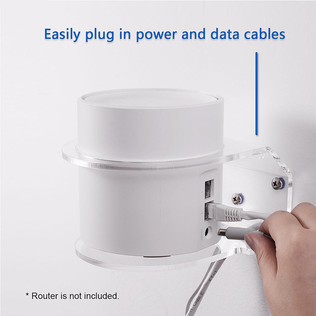 Wall Mount Router Holder Bracket Mount Stand Holder Compatible with   Deco X20 or Deco X60