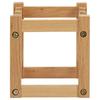 6 Bottle Wine Rack 37 x 21 x 21 cm Solid Oak Wood
