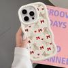 Cute Bow Bear Case for iPhone 15 Plus 14 17 Air 11 XR 16 Pro Max 13 12 8 Soft Phone Cover