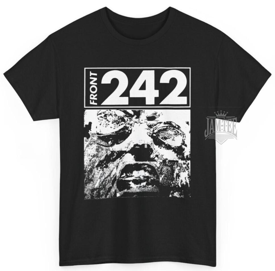 

Front 242 T-Shirt, Music Band Rock N Roll Punk Gothic Metal Retro Unisex Tee 4XL