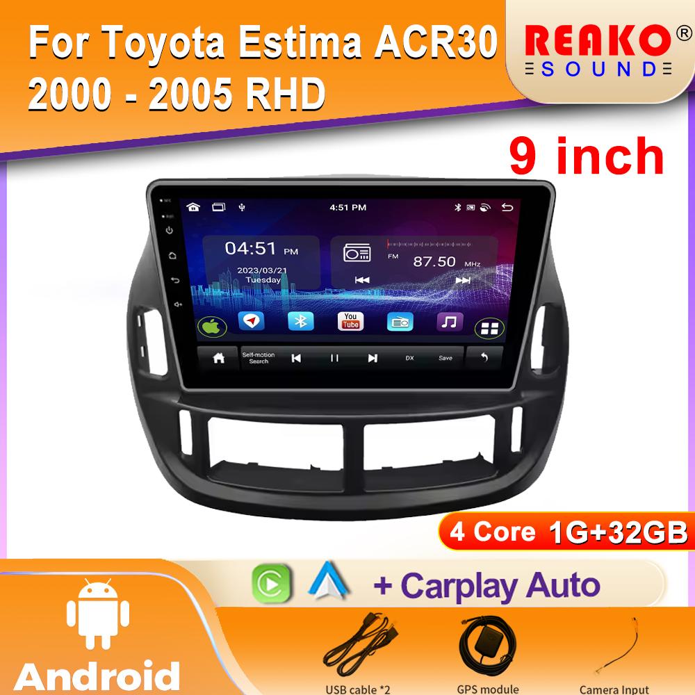

Android Car Radio для Toyota Estima ACR30 2000 - 2005 RHD Мультимедиа Bluetooth Плеер Навигация GPS 4G Carplay стерео 4 core 1GB+32GB carplay