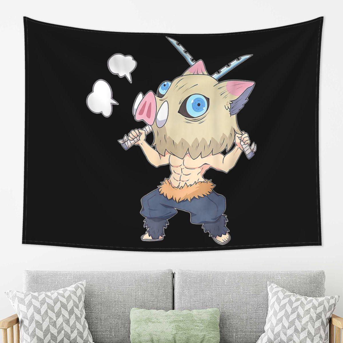 

Slayer Demon Anime Teams Tapestry Wall Hanging Aesthetic Home Decoration Tapestries for Dorm Room 74x94cm(29x37in)