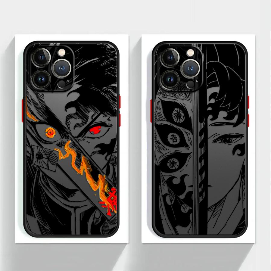Japanese Cool Tanjirou Case for Apple iPhone XR 16 14 8 7 SE 12 13 Mini 11 XS 11 Plus 15 Pro MAX Soft Cover 12Pro 16 Plus 14Pro