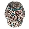 Mushroom Shaped Mosaic Glass Lamp for Home/Office/Festival Decoration (Bulb Not Included) (Table Lamps 17cm)
