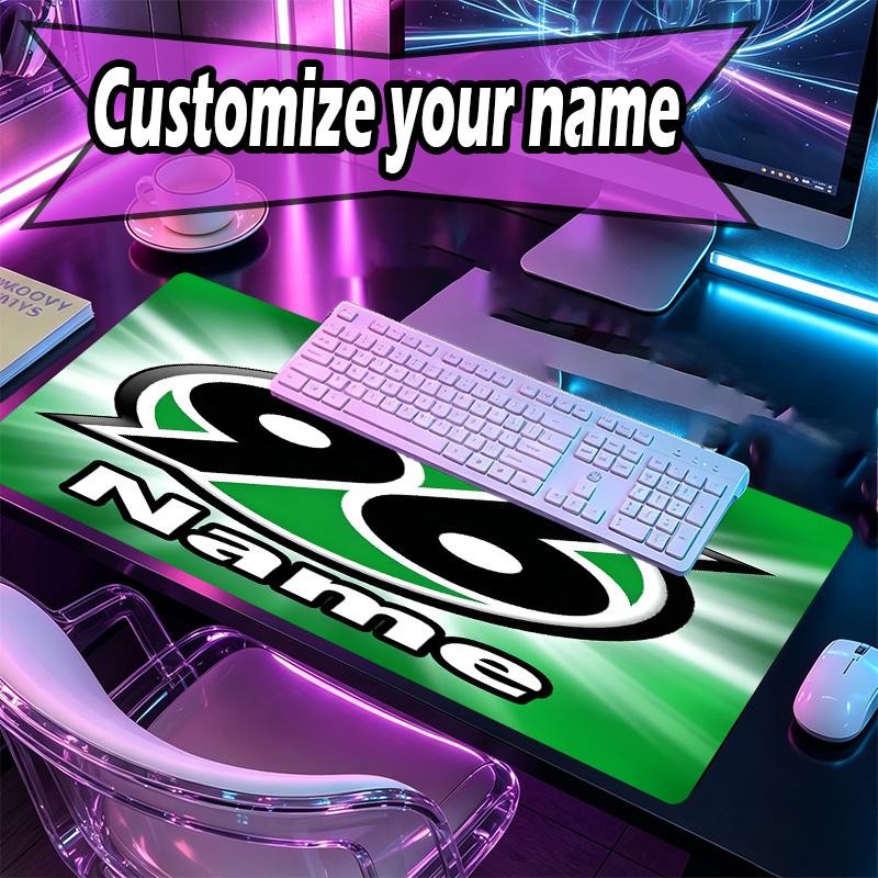 Custom Name Personalized Hannover 96 Football Pattern Mousepad, Laptop PC Desk Mat, Decorative Desk Mat for Home Keyboard Pad Gift