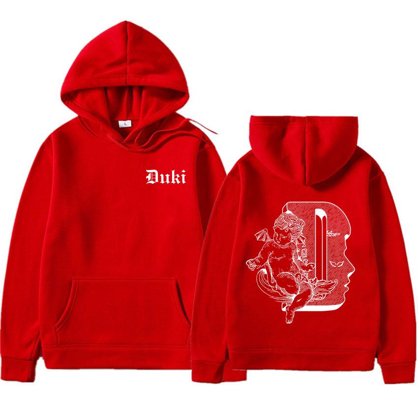 Rapper Duki Tour Merch Sweatshirt Graphics Gothic Casual Oversized Y2k Clothes Hoodie Hip Hop Mens Loose Pullover