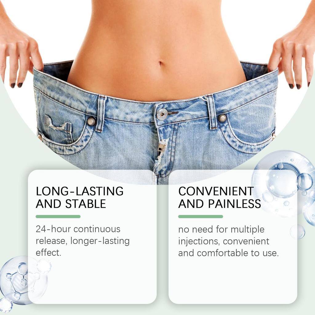 GIP+GLP Nanos Microneedles Patch GLP-1 Microneedles Patch Unisex Gentle Body Slimming Stickers Daily Lazy Care Patch for Adults