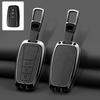Zinc Alloy Leather Car Key Cover Housing Key Fob For Toyota Prius Camry Corolla C-Hr Chr Rav4 Land Cruiser Prado Key Fob
