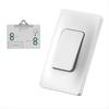 BHBL Self Powered Wireless Light Switch and Receiver Kit Remote Control Wall Switch Lighting Fixtures