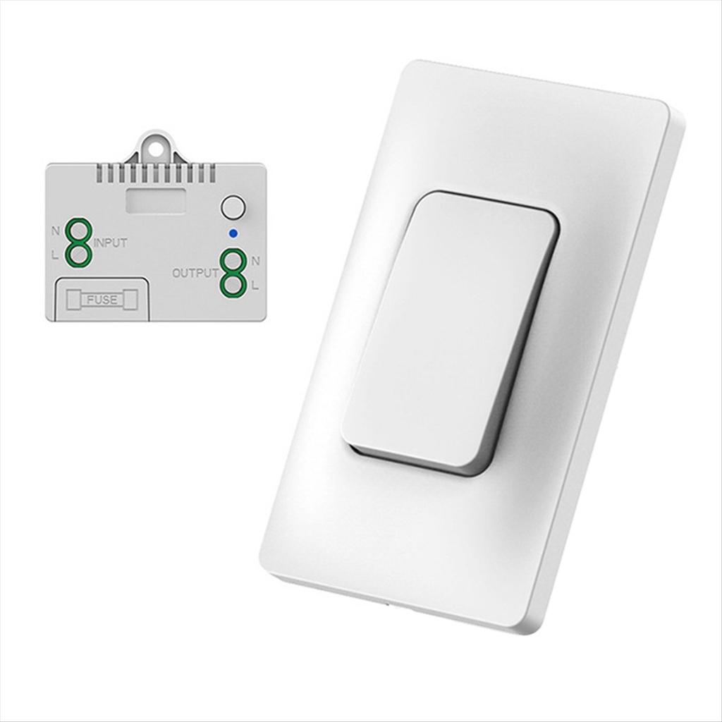 BHBL Self Powered Wireless Light Switch and Receiver Kit Remote Control Wall Switch Lighting Fixtures