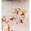 Yhpup Edelstahl Emaille Rote Chili Tropfen Creolen für Damen Gold Platin Farbe PVD Beschichtet Stilvoller Schmuck Hohe Qualität