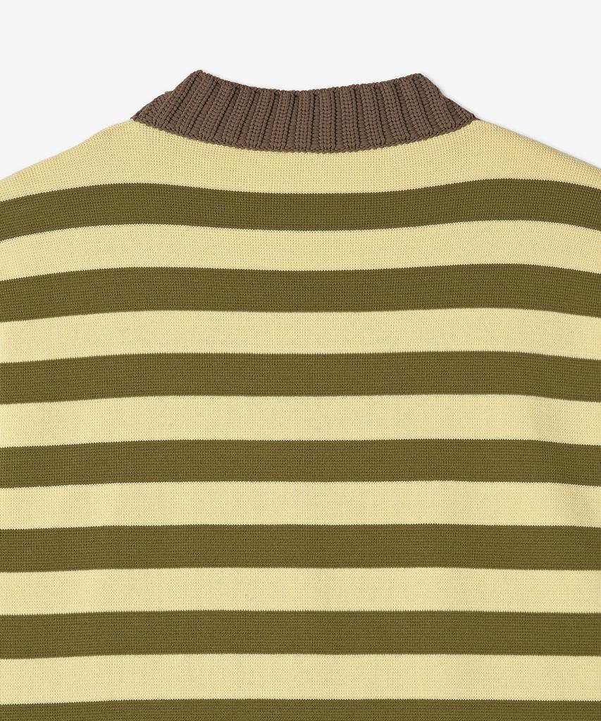 SUNNEI Block Round Neck Knit - Olio:Banana / Crtwmtop0017134