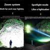 Powerful LED Flashlight Portable Zoomable Torch Waterproof Outdoor Hiking Emergency Fishing Camping Laser Flashlights