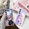 ReZero Emilia Waifu Mobile Phone Case for Samsung Galaxy S25 S24 S23 S22 S21Plus FE Ultra Clear Colorful Cover Pretty Luxury